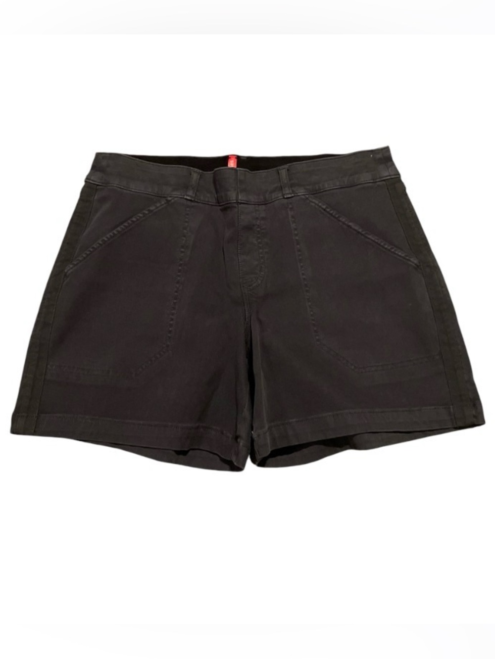 Spanx Size Large Black Pull On Shorts